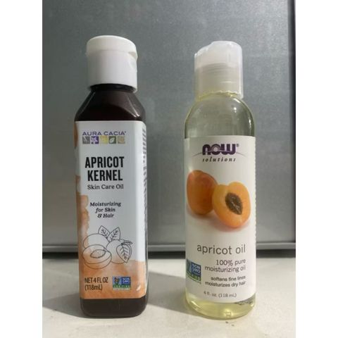 Dầu Mơ Dưỡng Ẩm Da & Tóc Apricot Oil 100% - Chống Lão Hóa, Phục Hồi Da Khô Now Foods 118ml