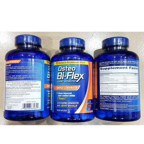 Viên Bổ Khớp Osteo Bi-Flex Triple Strength Glucosamine Chondroitin 200 Viên - Giúp Chống Thoái Hóa Khớp, Tăng Cường Sức Khỏe Xương Khớp