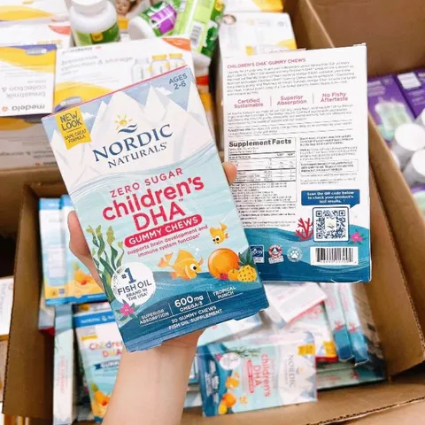 [Date 10/25] Kẹo Omega-3 Bổ Sung cho bé từ 2 tuổi của Nordic Naturals