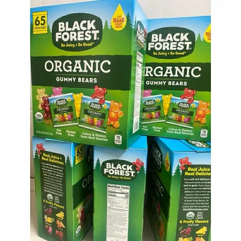 [ Date 1/2025] Combo l.ẻ Kẹo dẻo gấu hữu cơ Black Forest