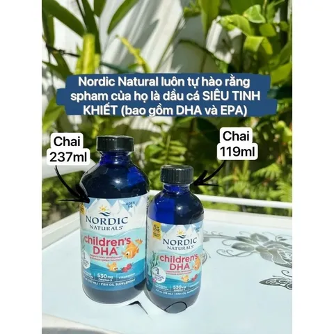 [Date 2026] DHA Children's Nordic Naturals siro cho bé từ 1-6 tuổi