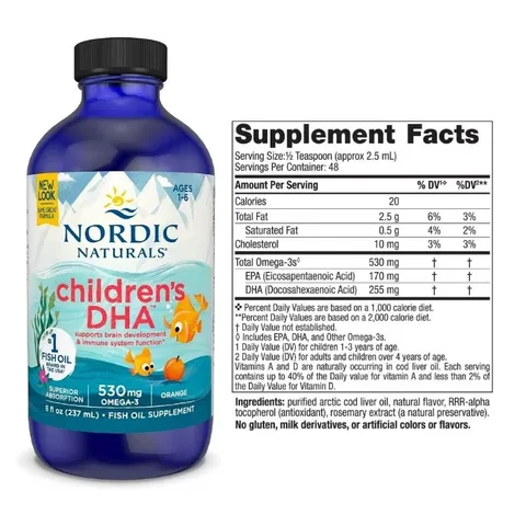 [Date 2026] DHA Children's Nordic Naturals siro cho bé từ 1-6 tuổi