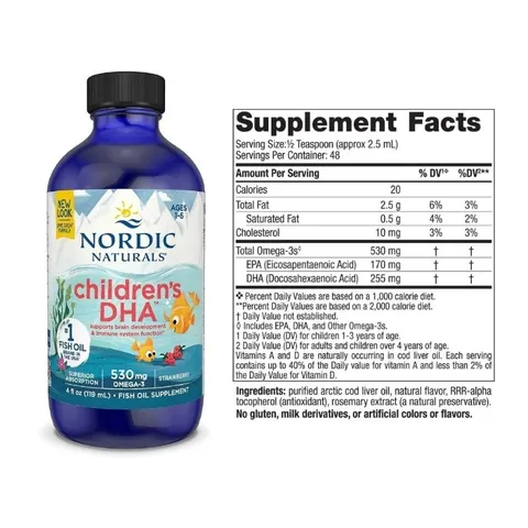 [Date 2026] DHA Children's Nordic Naturals siro cho bé từ 1-6 tuổi