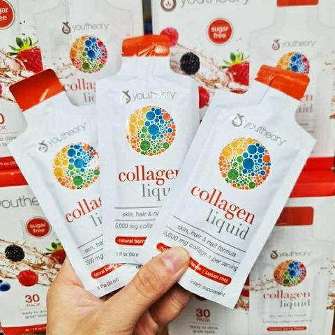 Collagen nước vị dâu Youtheory Collagen Liquid 30ml