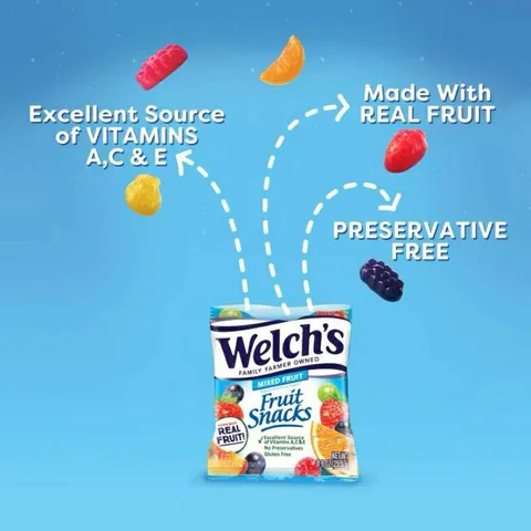 [T.á.c.h l.ẻ] Kẹo dẻo trái cây Welch's Fruit Snack 22.7g