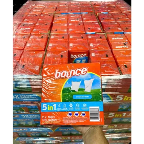 Giấy Thơm Bounce và Kirkland Mỹ - 160 Tờ/250 Tờ Dùng Cho Máy Sấy Quần Áo, Khử Mùi Hôi, Giữ Hương Thơm Lâu