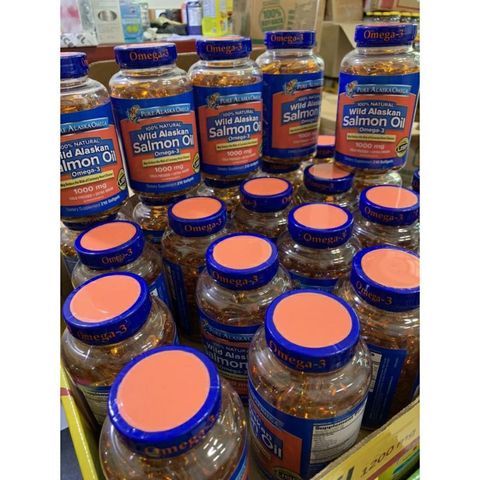 Viên uống Dầu cá hồi Pure Alaska Omega-3 Wild Salmon Oil 210 viên - Hỗ trợ sức khỏe tim mạch, cải thiện tâm trạng hiệu quả