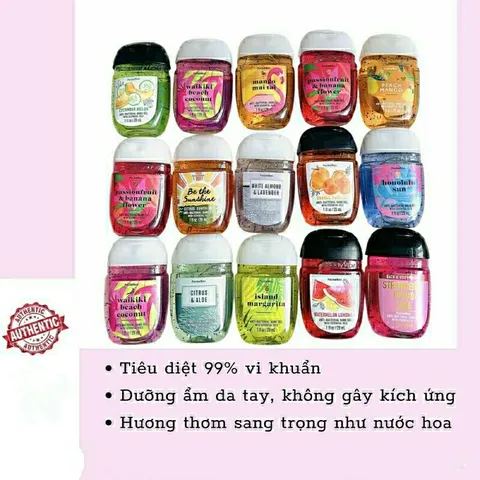 Gel rửa tay khô diệt khuẩn chống dịch Bath & Body Works 29ml