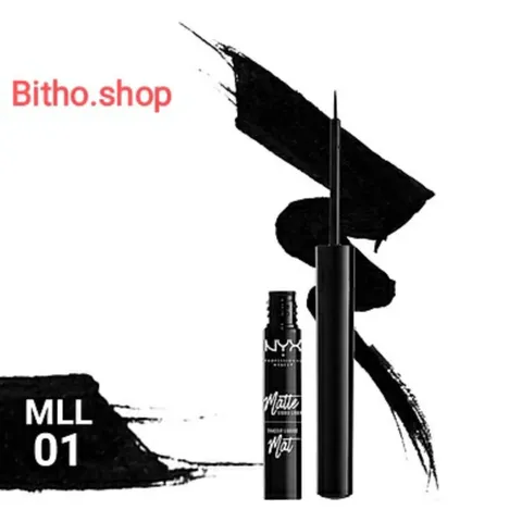 Bút Kẻ Mắt Nước NYX Professional Makeup Pro Matte Liquid Liner MLL01 Black [ Bản Mỹ]