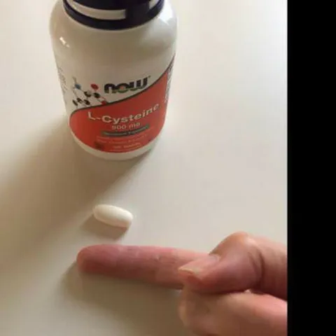 [Date 2030] Viên uống giảm mụn, dưỡng da, móng, tóc L-cysteine Now 500mg