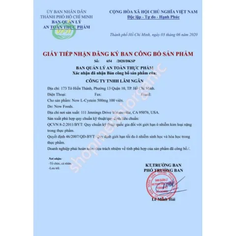 [Date 2030] Viên uống giảm mụn, dưỡng da, móng, tóc L-cysteine Now 500mg