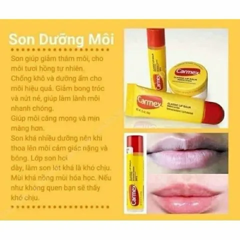 Son dưỡng môi Camex SPF15 siêu cấp ẩm làm ẩm môi