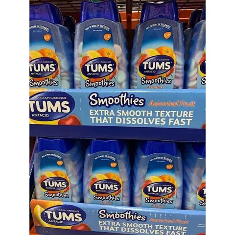 [ Date 2027] Viên ngậm Tums dạ dày, khó tiêu , ợ nóng, ợ chua 750mg 250 viên, 1000mg 265 viên