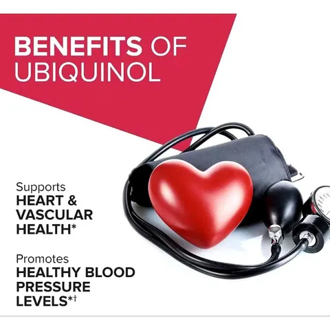 [8/2027 Mỹ] Viên phòng đ.ột qu.ỵ, nhồi máu cơ tim , tim mạch Qunol Mega Ubiquinol CoQ10 100mg 120 viên