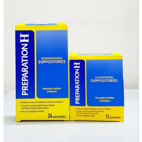 Viên Đặt Trĩ Preparation H - Giải Pháp Chăm Sóc Hậu Môn Không Kích Ứng, Hiệu Quả Cho Người Lớn, An Toàn Dễ Sử Dụng