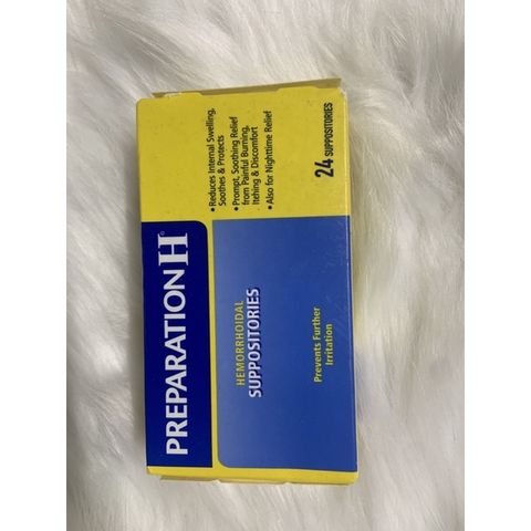 Viên Đặt Trĩ Preparation H - Giải Pháp Chăm Sóc Hậu Môn Không Kích Ứng, Hiệu Quả Cho Người Lớn, An Toàn Dễ Sử Dụng
