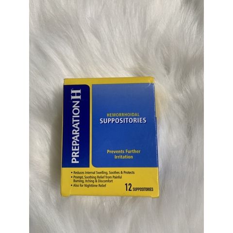 Viên Đặt Trĩ Preparation H - Giải Pháp Chăm Sóc Hậu Môn Không Kích Ứng, Hiệu Quả Cho Người Lớn, An Toàn Dễ Sử Dụng