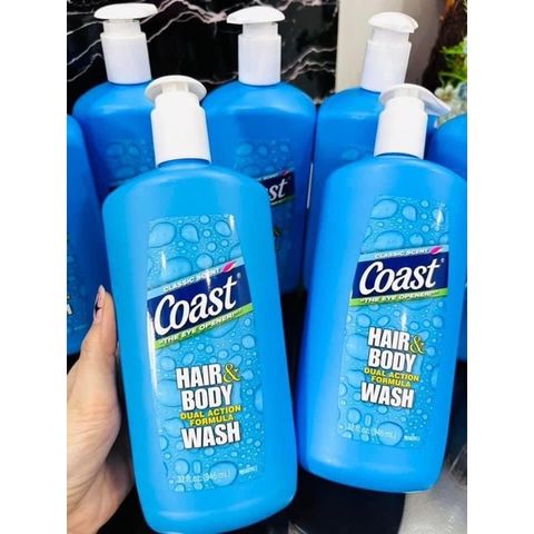Sữa Tắm Coast Mỹ 946ml - Chính Hãng Costco Mỹ, Vòi Tiện Dụng, Chăm Sóc Cơ Thể Tốt , Giá Siêu Tốt