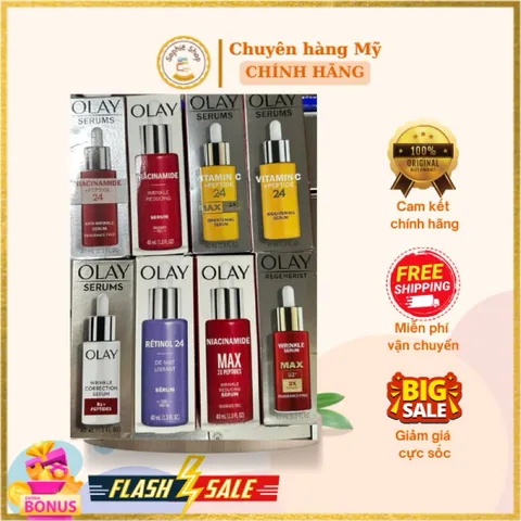 🌼 SERUM OLAY VITAMIN C + PEPTIDE 24 LÀM SÁNG DA - MỜ THÂM  🇺🇸 Xuất Xứ : Mỹ