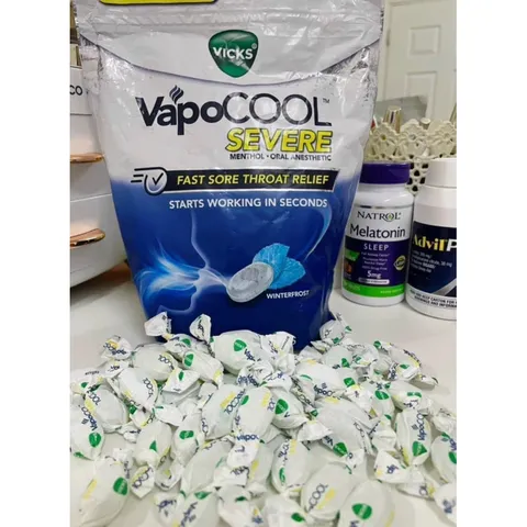  Kẹo ngậm Vicks VapoCOOL 200 viên