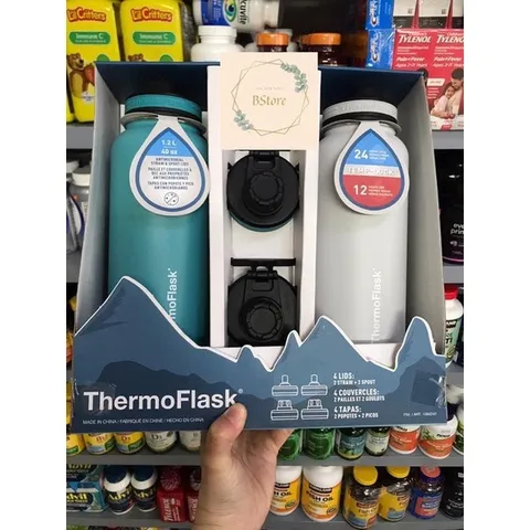 BÌNH GIỮ NHIỆT NÓNG LẠNH CAO CẤP, THEOMOS FLASH 1.2l CỦA MỸ