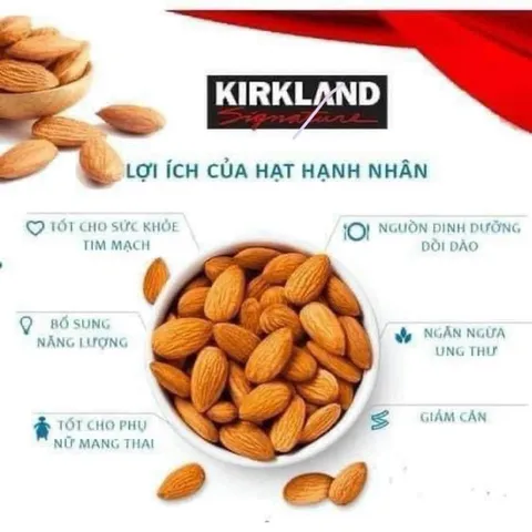 🇺🇸🇺🇸Hạt hạnh nhân Almonds Kirkland Signature của MỸ🇺🇸🇺🇸
