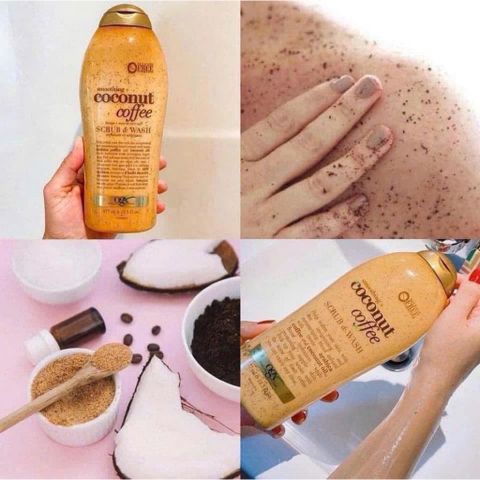 Sữa Tắm Tẩy Tế Bào Chết Coconut Coffee 577ml - Hương Dừa & Cà Phê, Làm Sạch Da Mịn Màng, Thư Giãn Tinh Thần