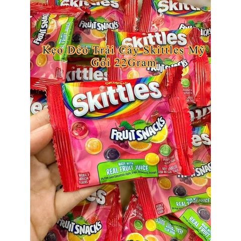 HỘP  KẸO TRÁI CÂY SKITTLES ORIGINAL FRUIT SNACKS 42 GÓI— 952g — CỦA MỸ🇺🇸