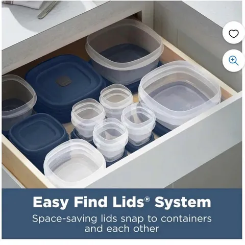 🇺🇸SET HỘP ĐỰNG ĐA NĂNG SIÊU AN TOÀN #RUBBERMAID EASY FIND 26 MÓN (13 HỘP) - 👉Made in USA🇺🇸