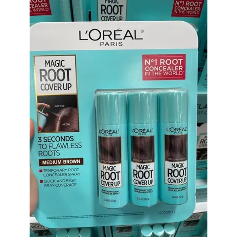 Xịt nhuộm phủ chân tóc tạm thời Loreal Paris Magic Root Cover Up (57g)