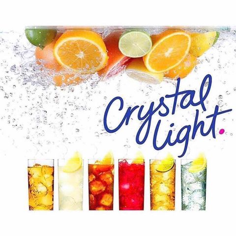 Bột trái cây pha nước ÍT CALO, không đường Crystal Light hàng Mỹ hộp 60 gói (có set lẻ 10-20g)