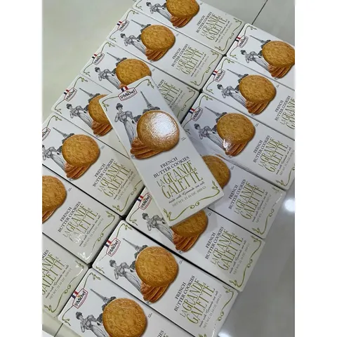 Bánh Quy Bơ Pháp La Grande Galette 600g - Bánh Nguyên Chất, Hương Vị Đậm Đà, Quà Tặng Sang Trọng cho Dịp Lễ Tết