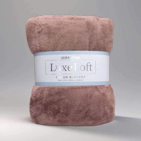 Mền lông cừu Luxe Loft Mỹ - Gối đắp ấm áp, thoáng mát cho mùa hè, kích thước Queen 249x234cm, nhiều màu sắc sang trọng