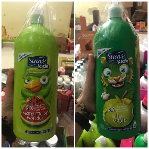 🍉SỮA TẮM SUAVE KIDS 3 TRONG 1 (TẮM - GỘI - XẢ)