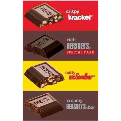 Socola Hershey's Miniatures Bơ Sữa và Hạnh Nhân 1.01kg - Hương Vị Ngọt Ngào, Trái Cây Ngon Béo, Snack Thích Hợp Cho Mọi Lứa Tuổi