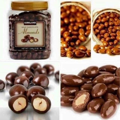 Socola Hạnh Nhân Kirkland Sữa Nguyên Chất 1.36kg - Snack Ngon Miệng, Biếu Tặng Dịp Lễ Tết, Tốt Cho Sức Khỏe