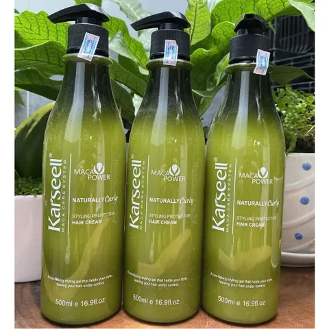 Gel Tạo Kiểu Tóc Uốn Xoăn Karseell Maca Naturally Curly 500ml - Dưỡng Tóc Bóng Mượt, Giữ Nếp Lâu Dài, Phù Hợp Với Tóc Mỏng