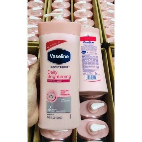 Sữa Dưỡng Thể Vaseline Healthy White 725ml - Dưỡng Da Trắng Sáng, Mịn Màng, Cấp Ẩm Chuyên Sâu Cho Mọi Loại Da