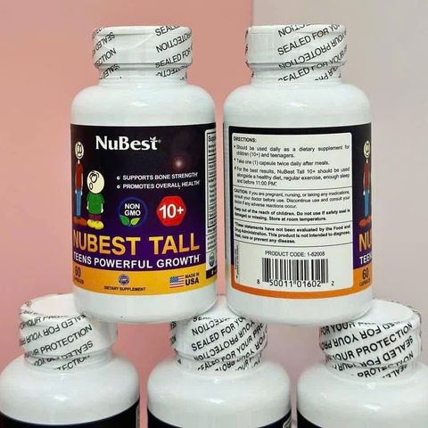 Viên Uống Tăng Chiều Cao Nubest Tall 60 Viên (Trẻ 10+)