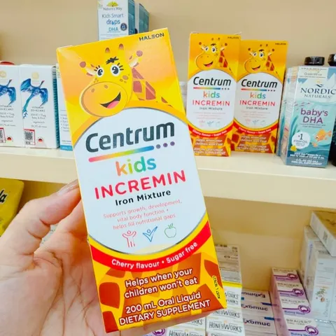 Siro Biếng Ăn Centrum Kids Incremin Iron Mixture 200ml