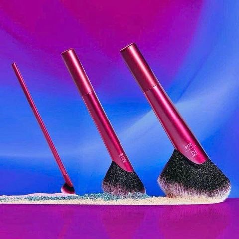 Bộ Cọ Trang Điểm Real Techniques Rebel Edge Trio 3 Cây - Tán Nền & Tạo Khối Hoàn Hảo Cho Trang Điểm Tự Nhiên