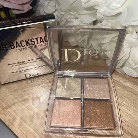 Phấn Highlight Dior Backstage Glow Face Palette 002 - Phấn Bắt Sáng Sang Da, Trang Điểm Đẹp Tự Nhiên, Chuyên Nghiệp, Cao Cấp