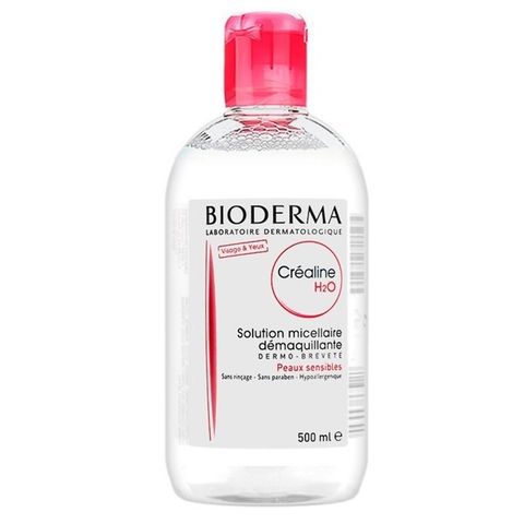 Tẩy trang Bioderma Sensibio H2O 500ml (hồng) – làm sạch, dịu da