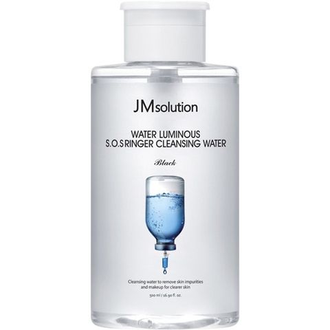Nước Tẩy Trang JMsoultion Hyaluronic Black 500ml - Dưỡng Ẩm, Làm Sạch Dịu Nhẹ, Phù Hợp Mọi Loại Da, Không Gây Kích Ứng