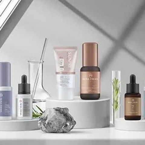 Bộ Đôi Serum Trị Nám Mona Frema - Serum White & White-Equation Reinforcing Concentrate Giúp Da Trắng Sáng, Mờ Nám Hiệu Quả