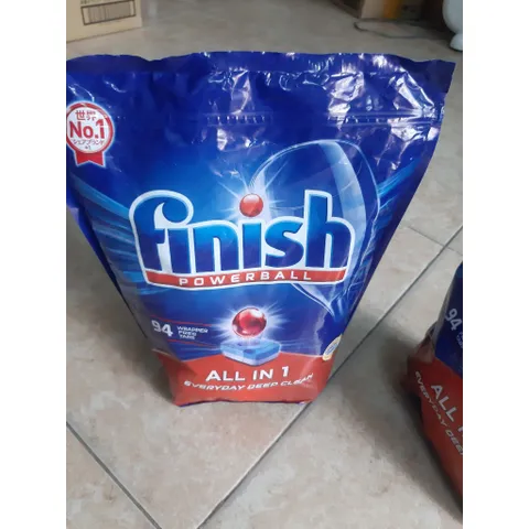 Viên Rửa Bát Finish Nhật Bản 150 Viên - Bột Rửa Bát Cao Cấp 2.2kg, Khả Năng Tẩy Rửa Mạnh, Sáng Bóng, Thơm Mát