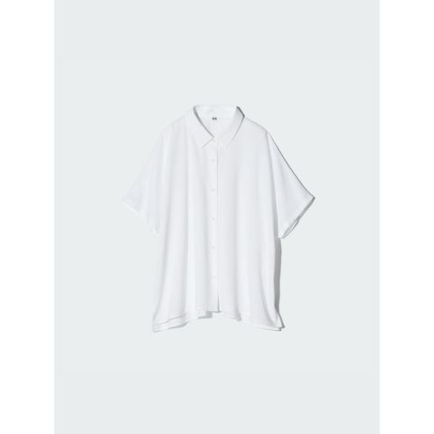 Áo Sơ Mi Cộc Tay Rayon Uni Japan - Thoải Mái, Chống Nhăn, Thời Trang Hè Nữ Sang Chảnh, Giá Sale Rẻ