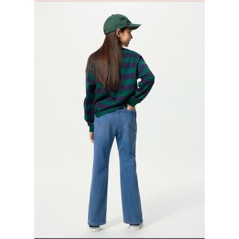 Quần Jeans Ống Loe Cho Bé Gái Uni - Phong Cách Trẻ Trung, Thời Thượng, Dễ Phối Đồ, Chất Liệu Denim Cao Cấp