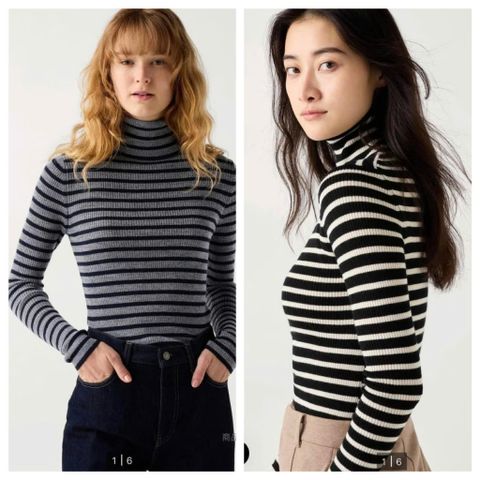 Áo len lông cừu cao cổ Merino UNI - Thời trang nữ cao cấp mềm mại, ấm áp, phong cách Nhật Bản - Size S M L