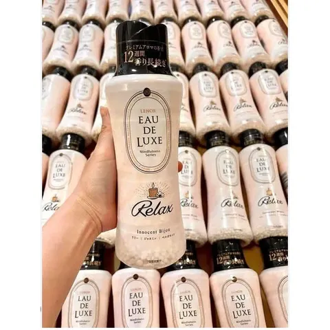 Viên Xả Vải Lenor Eau De Luxe Nhật - Hạt Thơm Sang Trọng Cho Quần Áo, Giữ Hương Lâu 12 Tuần, Dễ Dàng Sử Dụng
